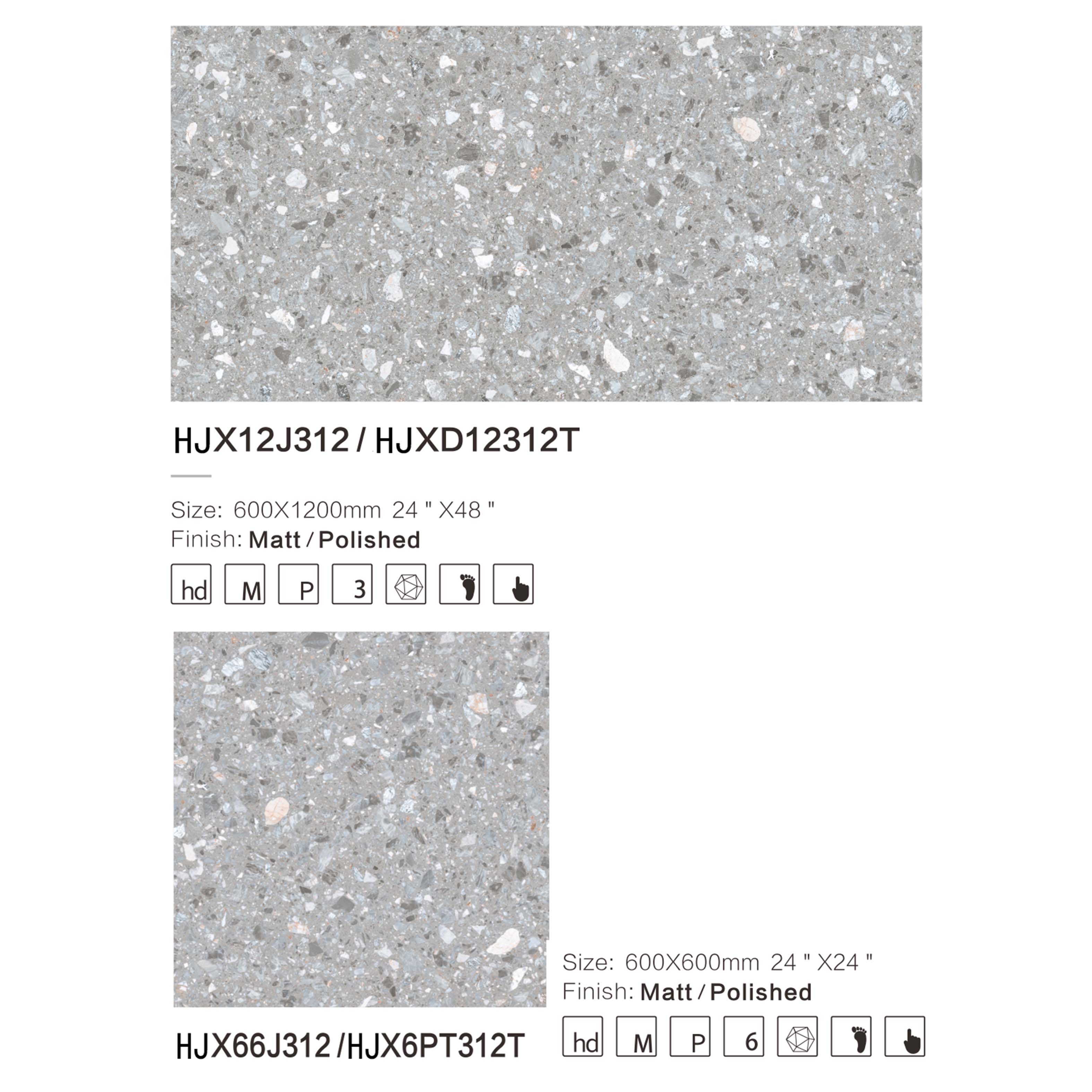 HJX12J312/HJXD12312T,HJX66J312 /HJX6PT312T,RUSTIC TILE,TERRAZZO TILE