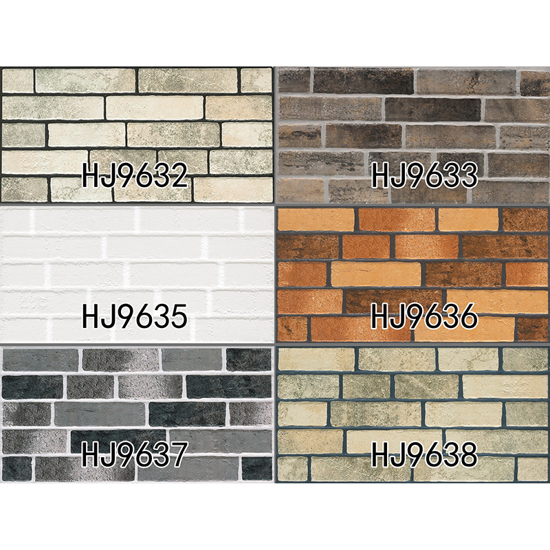 HJ9632,HJ9633,HJ9635,HJ9636,HJ9637,HJ9638,RUSTIC TILE,EXTERIOR WALL BRICK